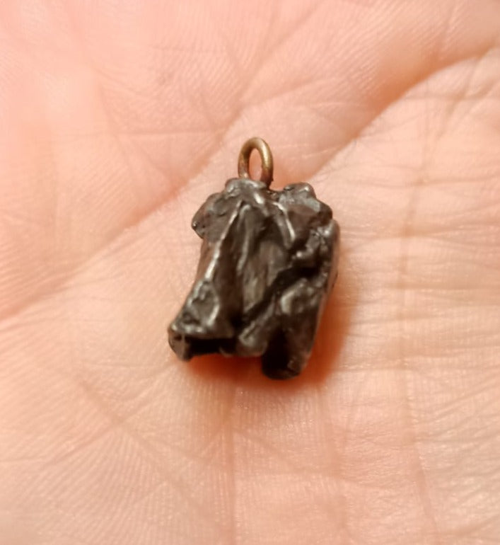 Real Meteorite Pendant and Necklace Gift Set