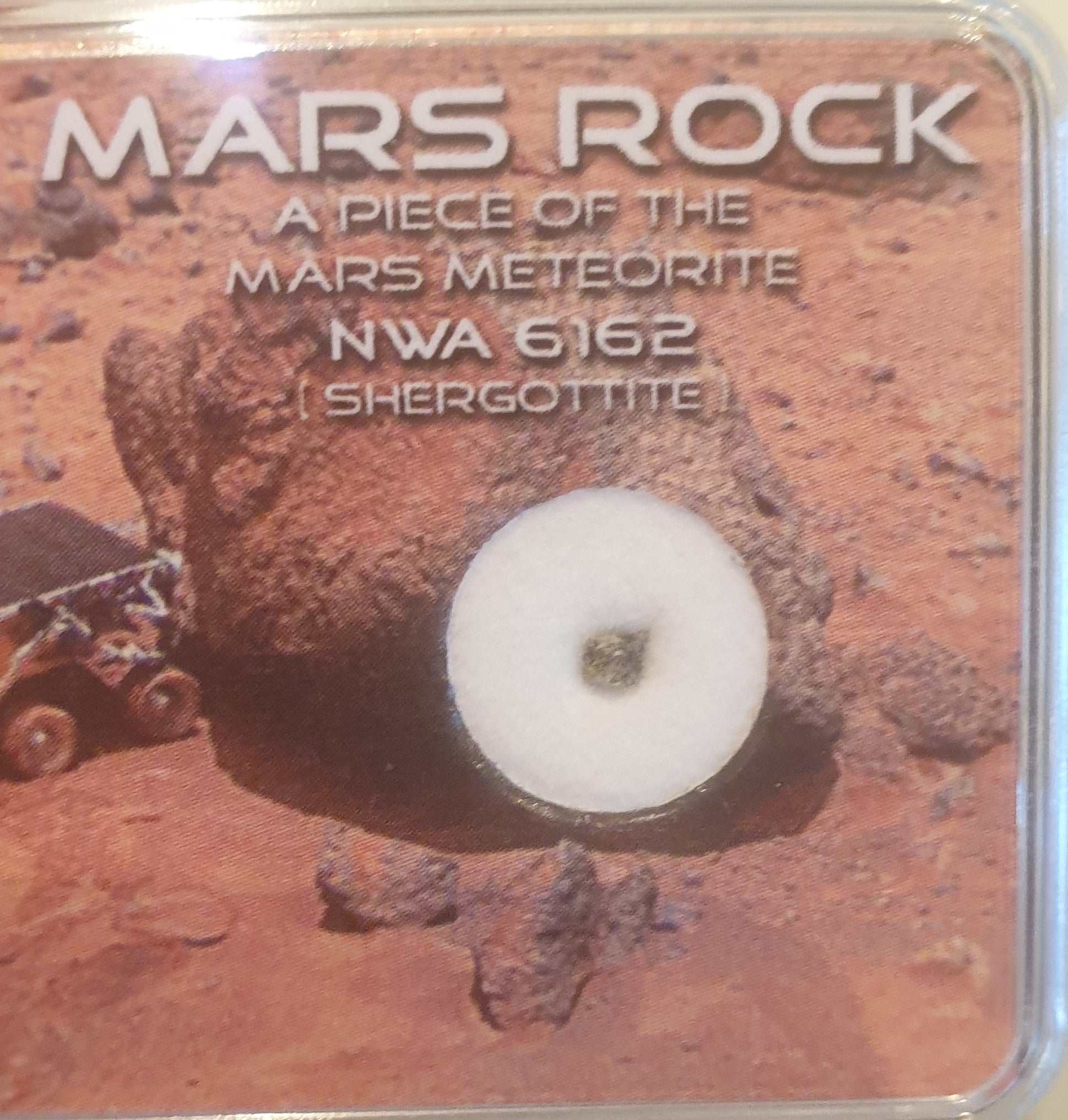 Mars Box <br> 9mg Meteorite from Mars<br>